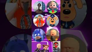 SpongeBob, Paw Patrol, Gummy Bear, House Head, PJ Masks, Baby Boss Tiles Hop 915 #shorts