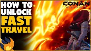 How To Unlock FAST TRAVEL in Conan! -  | Conan Exiles |