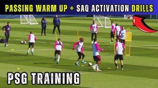  Passing Warm Up + SAQ Activation Drills / PSG Training