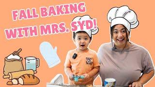 FALL BAKING WITH MRS. SYD Learn Baking Safety For Kids | Fun Kids Baking Video | Chosen Kids