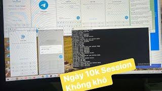 V2 Script to automatically create telegram account to latest session ( Threding = 10k Session/1day )