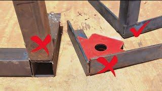 90 degree angle cutting square pipe/90 degree angle cutting idea/45 degree angle cutting idea video