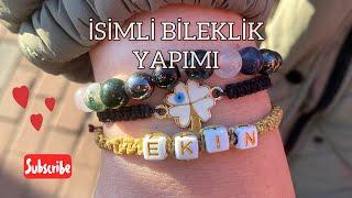 İSİMLİ BİLEKLİK YAPIMI | Arkadaşlık Bilekliği Nasıl Yapılır? | Macrame Bracelet Tutorial