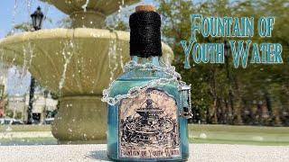 Fountain of Youth Water :  DIY Potion Bottle : Potion Prop : Light Up Potion Bottle