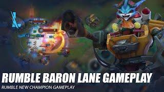 Rumble Baron Lane Gameplay - Wild Rift