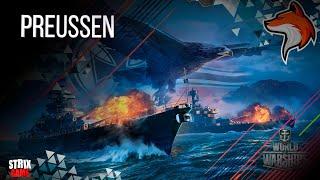 ЛИНКОР ГЕРМАНИИ PREUSSEN WORLD OF WARSHIPS