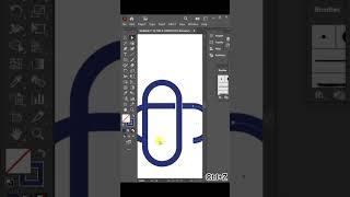 Designing Eye-Catching Text Logos in Adobe Illustrator #trendingshorts  #shortsfeed