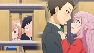 Shinozaki and Shiori watch a love kiss | My Tiny Senpai EP 9