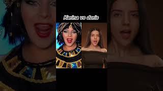 karina y marina vs doris jocelyn #tiktok la cleopatra trend - gatita salvaje karina - trend - tiktok