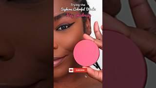 Under $20 BlushSephora Colorful Blush in Hey Jealousy #makeup #blush #brownskin #blackgirlmakeup