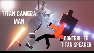 UPGRADE TITAN CAMERA MAN vs CONTROLLED TITAN SPEAKER MAN - People Playground