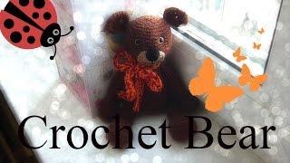 Вязание крючком. Медвежонок амигуруми (Crochet bear).