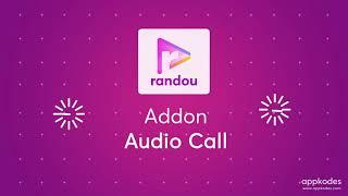 Appkodes Randou Audio Call Addon