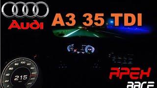   2021 Audi A3 35 TDI | Night Drive POV | Top Speed | 0-100