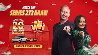 Watch our Series 272 Grand Prize AED 20 Million and Series 16 Dream Car Range Rover Velar Live Draw!