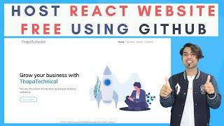 How To Host React JS Website Live for Free using GitHub in 2020