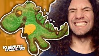 Making Nintendo-Themed PANCAKE ART - 10 Minute Power Hour