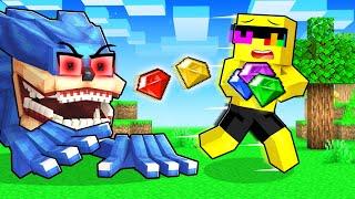 Saving Sonic's CHAOS EMERALDS in Minecraft!