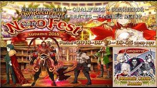 Nero Fest 2018 – Qualifiers – Conqueror – Demonic Castle Dantes – +4 F2P farming setup