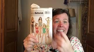 Friday Sews September 20, 2024  Finished Butterick 4526 Bathing suit