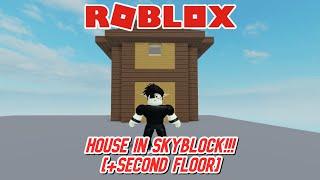 How to make an easy House #2 in | Roblox - Skyblock