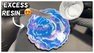 Check Out How I Used The EXCESS Resin from My Last Video!  #resinjewelry