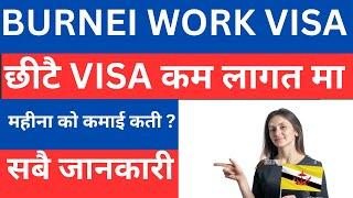 how to apply burnia work visa from Nepal | brunei work visa for nepali | brunei basic salary