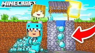 BEBE MILO *TROLEA* a VITA con una FUENTE MÁGICA en MINECRAFT