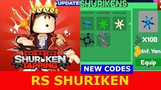 NEW UPDATE * NEW SECRET CODES * [ RS SHURIKEN! ] Shuriken Tapping ROBLOX | 29 JUNE 2021