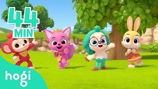 Walking Walking and More | +Compilation | Hogi's Sing Along | Kids Nursery Rhymes | Pinkfong & Hogi