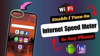 How to Enable Internet Speed Indicator on Android | Turn On Internet Speed Meter