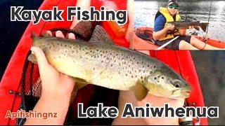 Trout Fishing Lake Aniwhenua Solo by Kayak