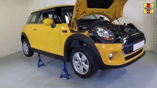 How to change the engine oil and filter on a Mini One 2014 to 2018