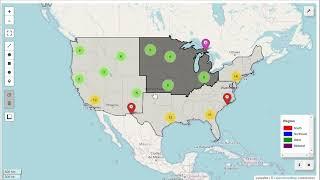 Creating a marker-cluster map with different icon styles