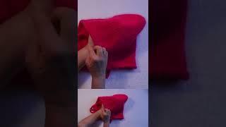 Капюшон капор спицами из пуха норки бесплатный мастер класс  #капор #капюшон