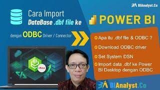 Cara Import file database dbf ke Power BI dengan ODBC driver