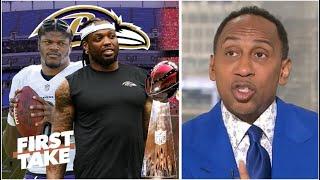 FIRST TAKE | Lamar & King Henry are SCARING the NFL! - Stephen A. admits Ravens are Best Team in NFL