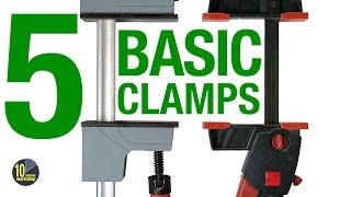 5 Basic Clamps [video 452]