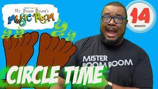 Body Parts Songs for Kids | Toddler Circle Time | Preschool Music Class with Mr. Boom Boom