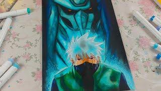 How To Draw Kakashi With his SUSANOO Easy Way ! | Naruto Shippuden | ss_art1