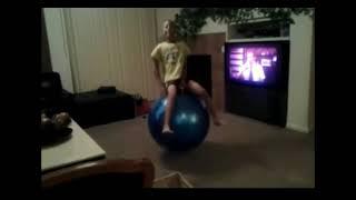 Boy bouncing with Boingy Louie's sound effect!!!