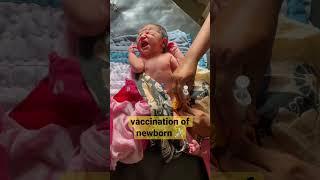 How pediatric doctor gives vaccine to newborn baby ? रसीकरण #obstetrics #gynecologist #vaccination