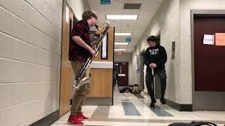 Contrabass clarinet jam