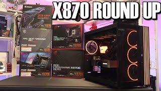 AMD X870 Motherboard Round Up   ROG Hero Strix MSI Tomahawk Carbon Aorus Master Elite