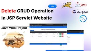 5 Delete Implementation for Safari Website | JSP Servlet MySQL Web Project with Source Code
