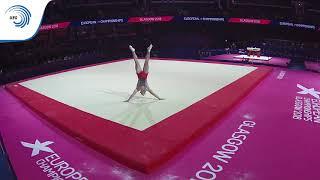 Bidzina SITCHINAVA (GEO) - 2018 Artistic Gymnastics Europeans, junior qualification floor