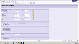 SAP MM Invoice verification Section A Overview of Releasing Blocked  Invoices