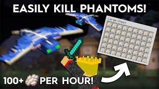 Minecraft Easy Phantom Farming - 100+ Membrane Per Hour