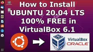 HOW TO INSTALL UBUNTU 20.04 LTS IN VIRTUALBOX ON WINDOWS 7/8/10? (2020) / Oracle VM VirtualBox