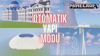 OTOMATİK YAPI İNŞA ETME MODU | Instant Massive Structures - Minecraft